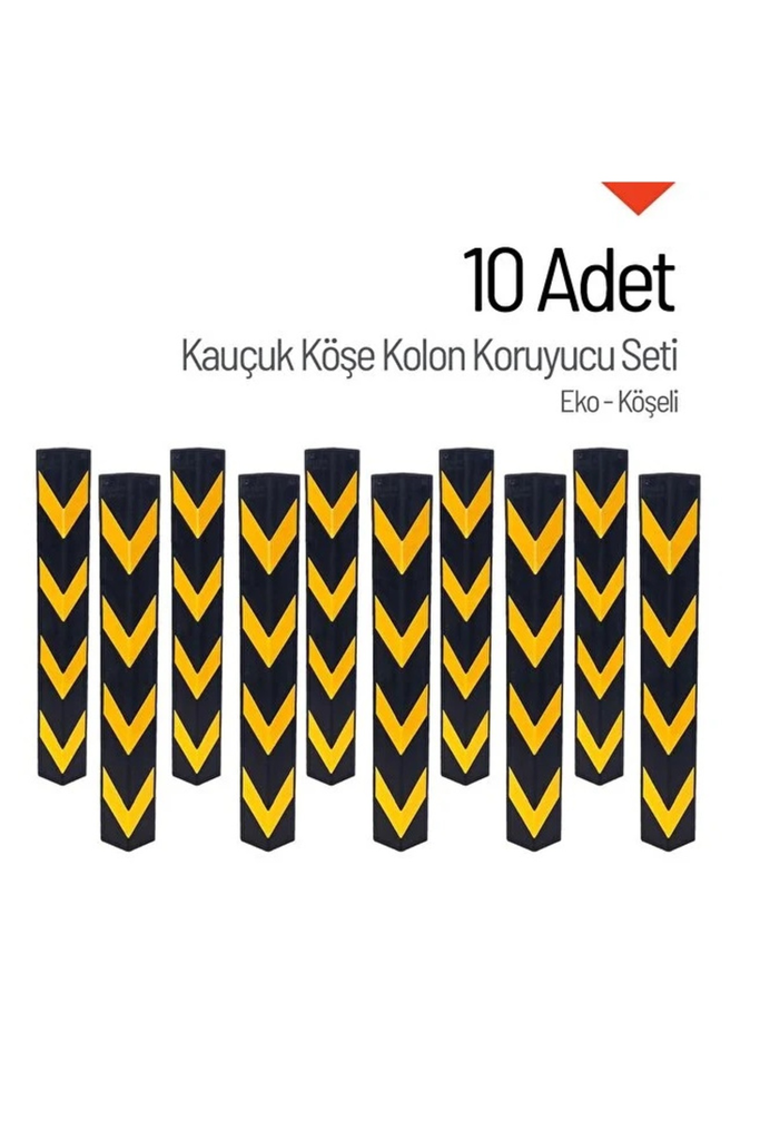 Kauçuk Düz Köşe Kolon Koruyucu 10 adet