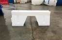 GÜVENLİK SU BARİYERİ 120 X 50 X 50 BEYAZ