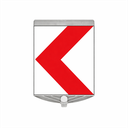 TEHLİKELİ VİRAJ / DİKDÖRTGEN LEVHA 340x400mm