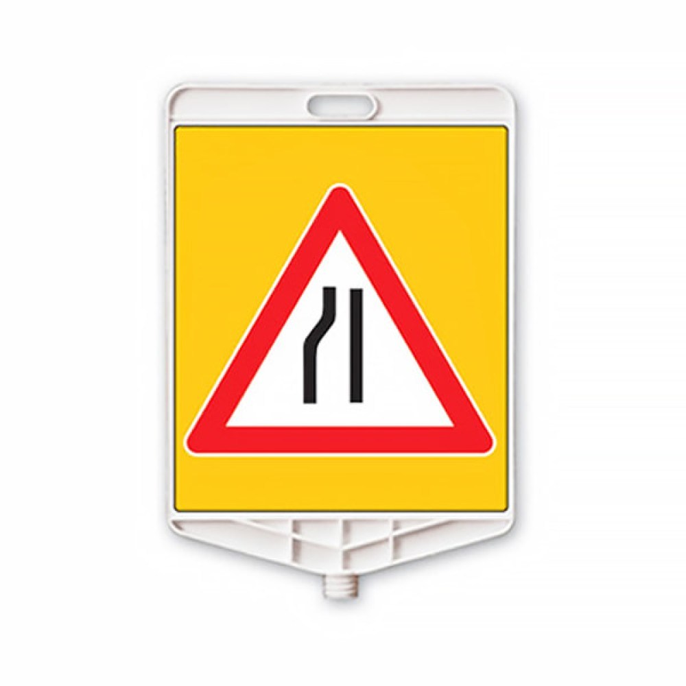 SOLDAN DARALAN YOL / DİKDÖRTGEN LEVHA 340x400mm