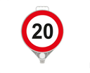 AZAMİ HIZ 20KM / YUVARLAK LEVHA Ø280mm