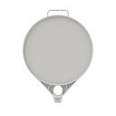 YUVARLAK BOŞ UYARI LEVHASI Ø280mm