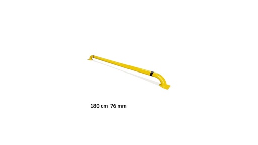 [2046] Otopark Bariyeri Araç Stoperi Park Sonlandırma Stop Demiri 76mm 180cm