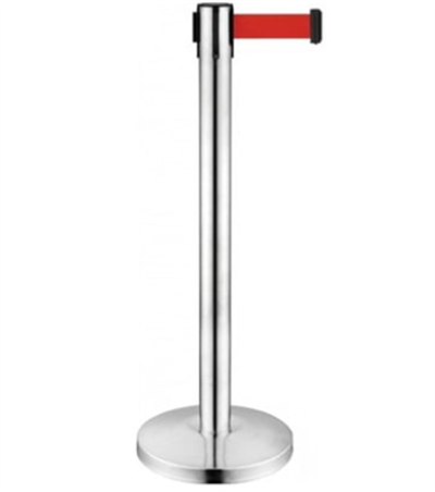[45764] ŞERİTLİ YÖNLENDİRME BARİYERİ KROM (3 METRE )