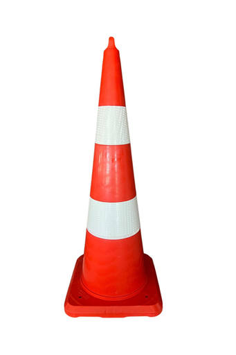 [036423600] Trafik Konisi 90 cm Çift Reflektifli Trafik Dubası Seti