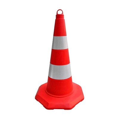 TRAFİK KONİSİ 50 CM TEK REFLEKTİFLİ