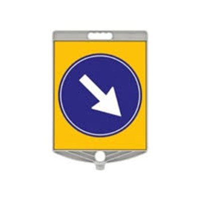[6551] SAĞA YÖNLENDİRME/DİKDÖRTGEN LEVHA 340x400mm