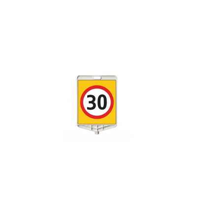 [6565] AZAMİ HIZ 30KM / DİKDÖRTGEN LEVHA 340x400mm