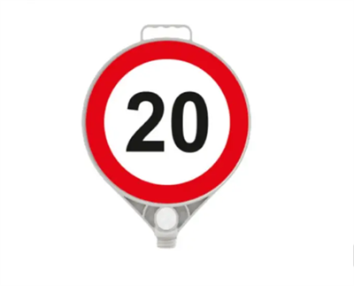 [5433] AZAMİ HIZ 20KM / YUVARLAK LEVHA Ø280mm
