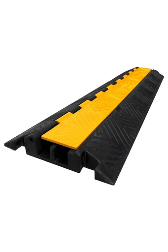 [225] Kablo Kanallı Hız Kesici 2 Kanallı, Yol Kasisi 102,5 x 25,5 x 5 cm