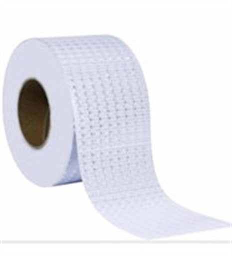 [44151] BEYAZ PETEKLİ REFLEKTİF BANT 10 CM